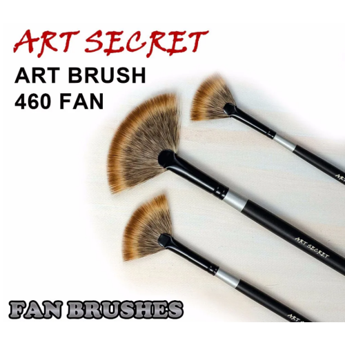 Raspall de pintura de fans per a aquarel·la
